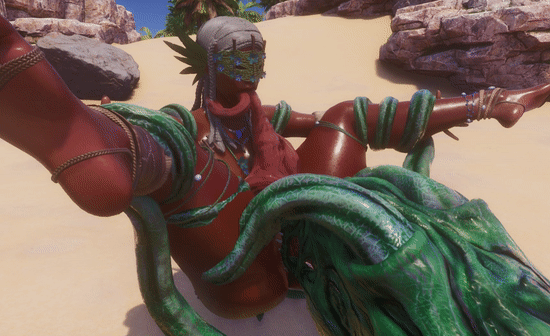 Big Ass Slut fucked by tentacle #6 - Hentai GIF