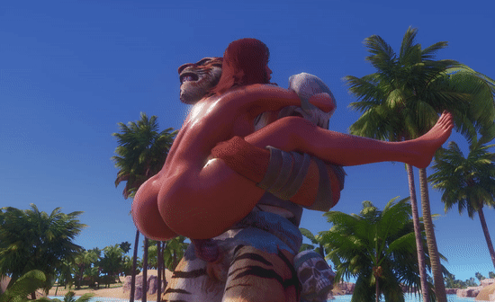 Big Ass Slut wrecked, fucked and owned by Great Tiger #23 - Hentai GIF