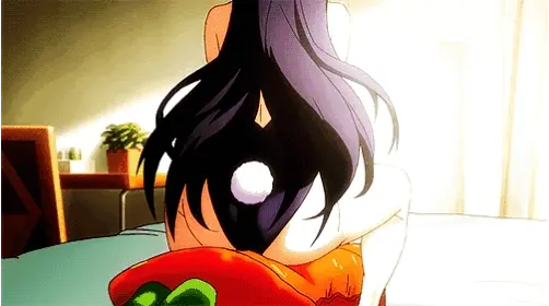 فتاة أرنب تقفز على جزرة - Hentai GIF