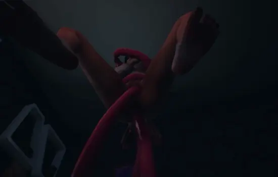 Una chica guapa del barrio se encuentra con el monstruo tentáculo n.º 4. - GIF Hentai