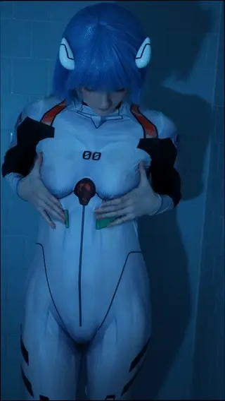 Hottie groping tits - Hentai GIF