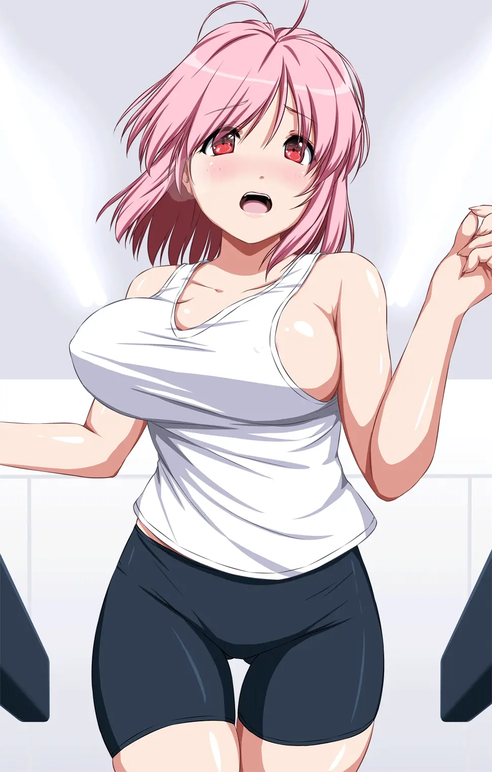 Deixe-os balançar, querida - Hentai GIF