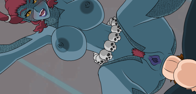 Mística follada por el culo por una polla gruesa - GIF Hentai