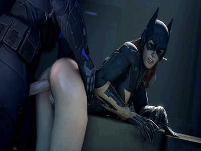 Nightwing và Batgirl - GIF Hentai