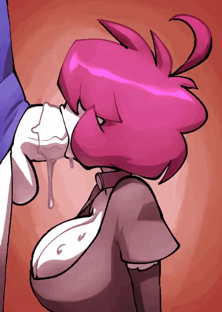 Sexy deep throat - Hentai GIF