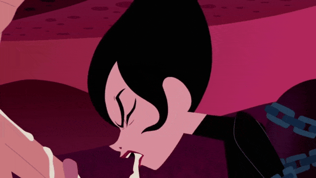 Cale a boca e me faça um boquete, prostituta. - GIF Hentai