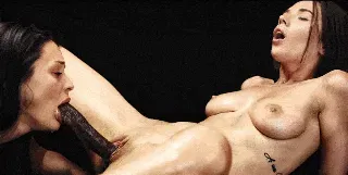 2 brunettes - Hentai GIF