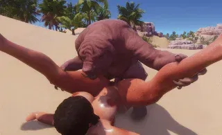 Vagabunda de bunda grande e dilatação da vagina - Hentai GIF