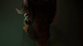 Big Ass Slut do a wet blowjob to a Minotaur - Hentai GIF