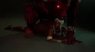 Big Ass Slut fucked from behind on the ground by a Minotaur - Hentai GIF