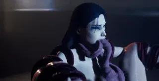 Con đĩ to xác bị con quái vật xúc tu ác mộng đâm xuyên miệng. - Hentai GIF