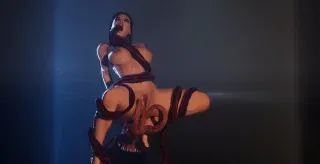 Con quái vật xúc tu ác mộng cần nhiều hơn từ con đĩ to xác. - Hentai GIF