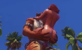 Big Ass Slut wrecked, fucked and owned by Great Tiger #29 - Hentai GIF