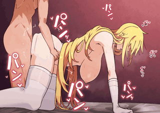blonde - Hentai GIF
