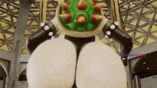 Bowsette twerk - Hentai GIF