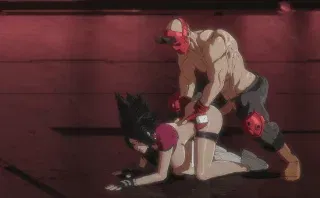 Dark Slut getting fucked from behind like a dirty bitch - Hentai GIF