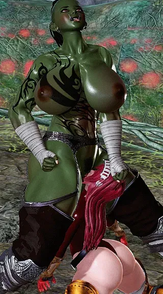 Orc nữ vs Hiệp sĩ nữ #1 (honey select#80) - GIF Hentai