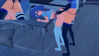 Quero gozar quando vejo o Astolfo - GIF Hentai