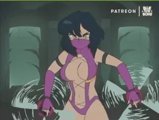 Mileena's tits are so hot - Hentai GIF