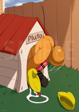 Minnie is great. She always watches Pluto for me. - Hentai GIF