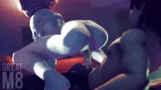 أكاديمية الأبطال - كيريشيما يقذف داخل مينا أشيدو - GIF هنتاي