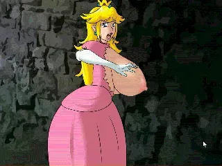 Peach también tiene culo. - GIF Hentai