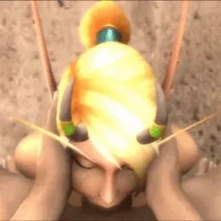 Warcraft рогатый блондин-эльф bj - Хентай GIF
