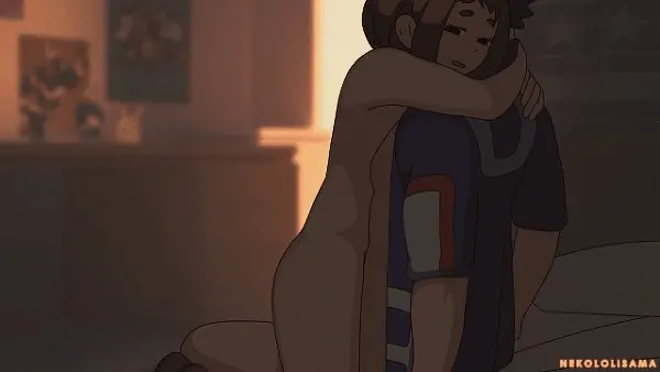 Uraraka montando sexy - GIF Hentai