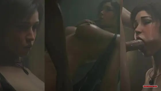 (4K) Lara Torn Top Ripped Open for Deepthroat & Standing Fuck 💦🍒 (Visualoos) - hentai porn - Hentai Video