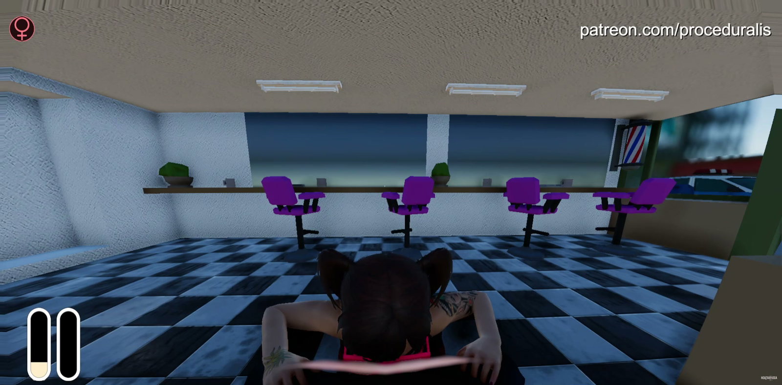 A visit to the barbershop(proceduralis) - hentai porn - Hentai Video