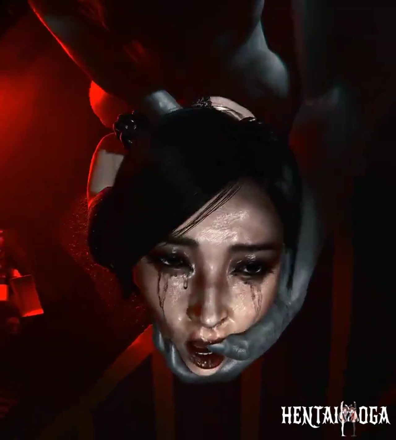 Ada Wong với lớp trang điểm bị lem