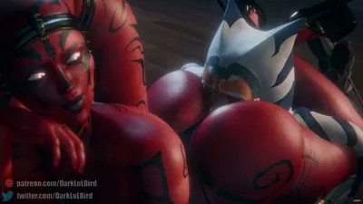 أسوكا تانو × دارث تالون (حرب النجوم) - hentai porn - Hentai Video
