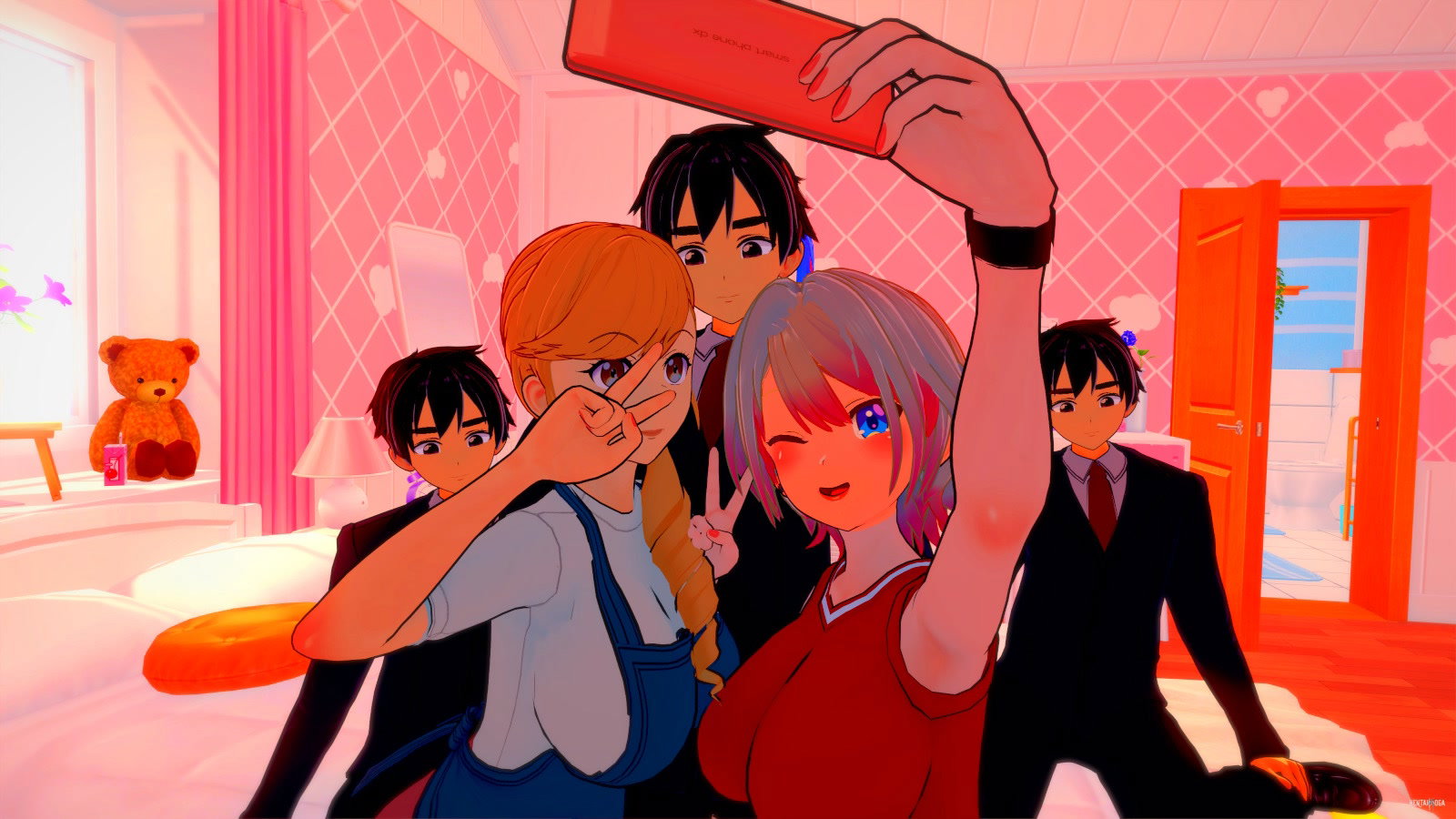 Айдзо Рентаро встречает двух очаровательных мам-гару - хентай порно - Хентай Видео