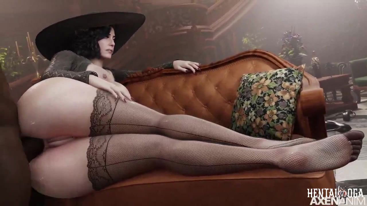 Alcina Dimitrescu taking bbc in her ass