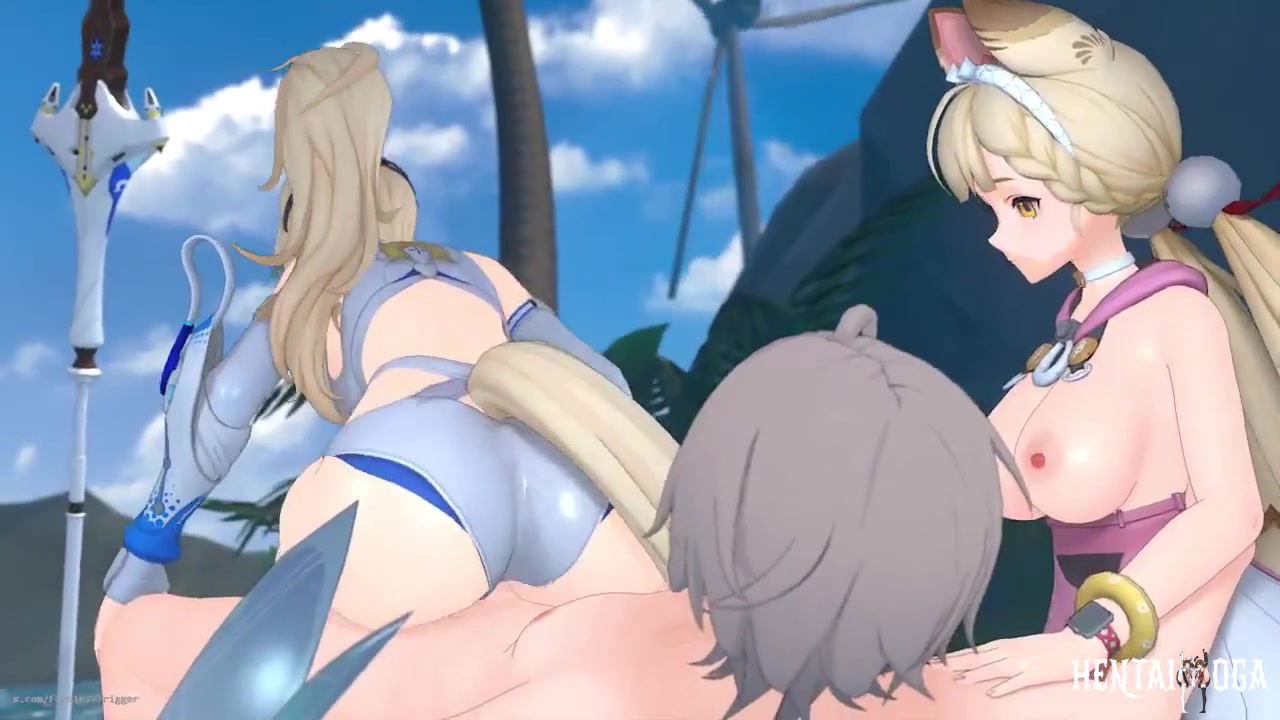 Alice watching Sigrid reverse cowgirl ride