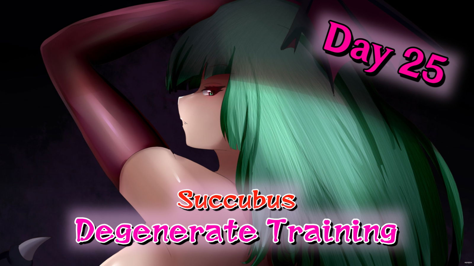 (Animated and Voiced JOI) Succubus Degenerate Training Day 25 (Sissification) - hentai porn - Hentai Video