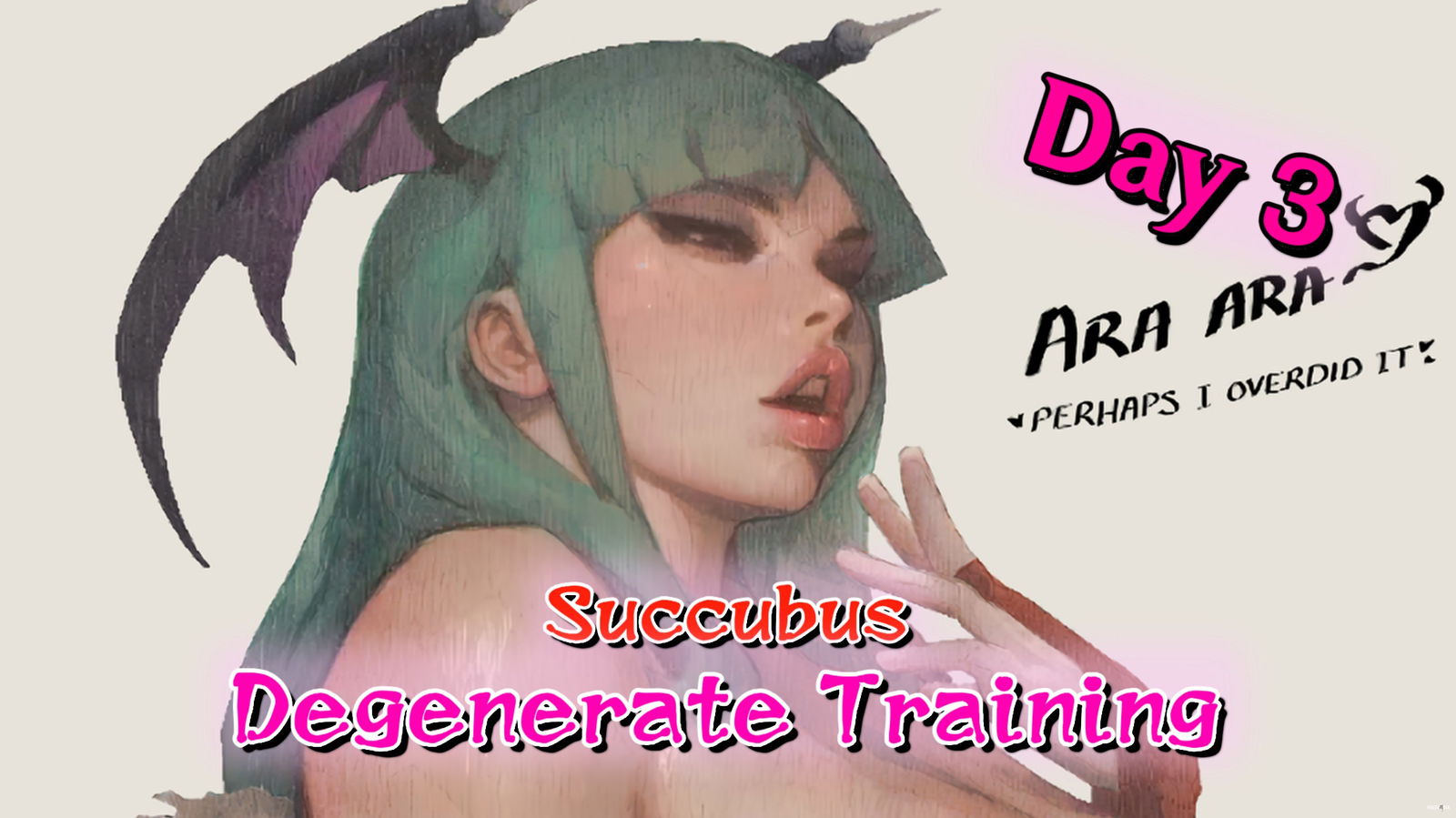 (Hoạt h&igrave;nh v&agrave; lồng tiếng JOI) Ng&agrave;y huấn luyện Succubus Degenerate thứ 3 (Femdom nhẹ nh&agrave;ng, Paizuri) - hentai porno - Video Hentai