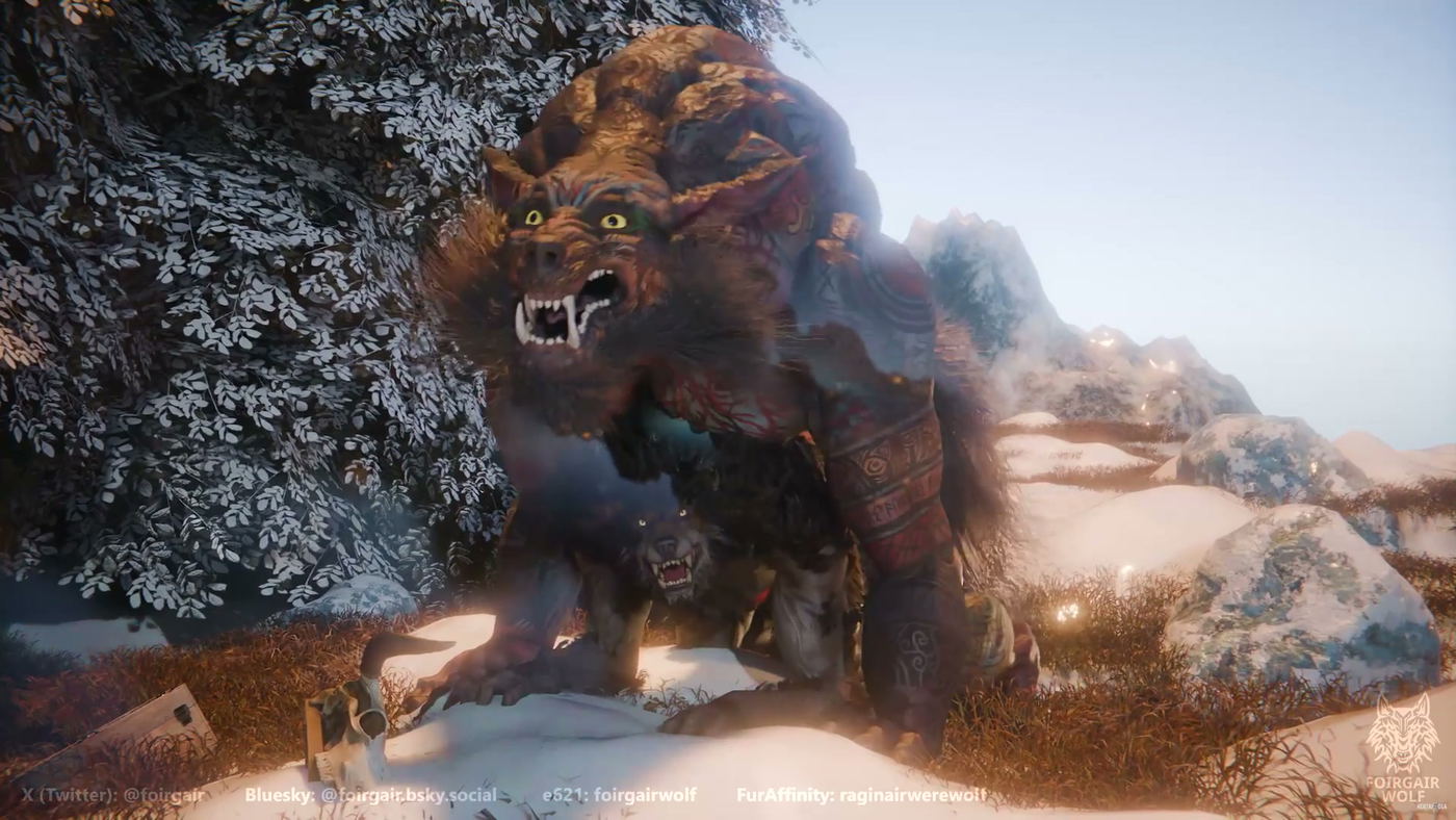 (Animation) Welothius Werewolf/Lycanthrope is fucking!