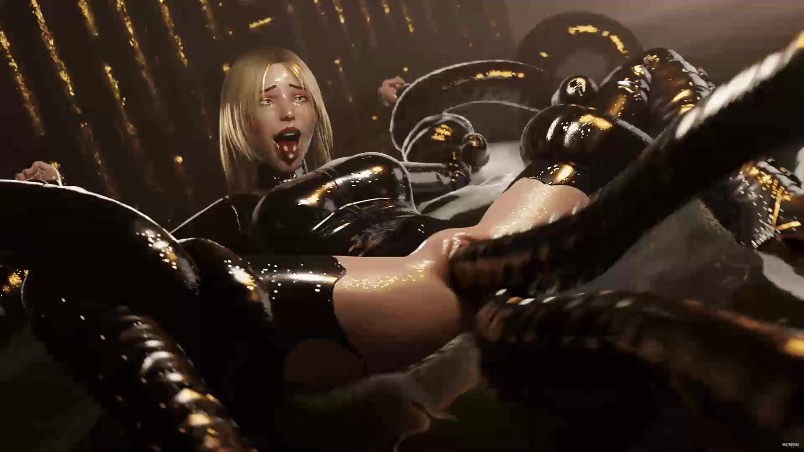 (Apulaz) Щупальца (исправленная версия) - хентай порно - Хентай Видео