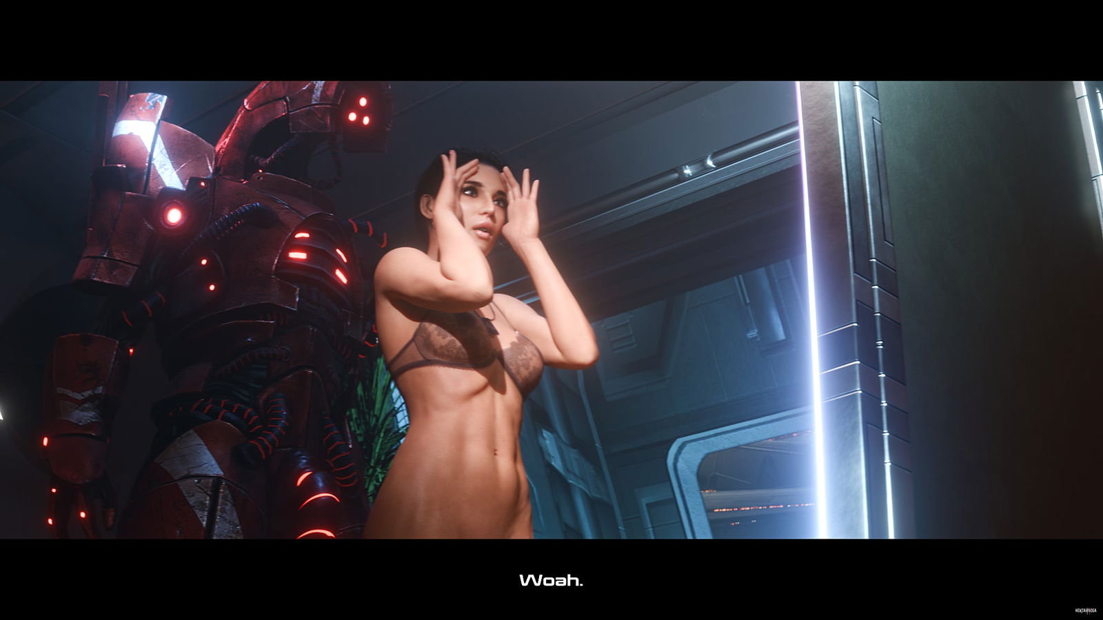 Ashley x Geth Prime - hentai porno - Video Hentai