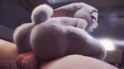 Плохой лиловый кролик Джуди Хоппс - hentai porno - Video Hentai