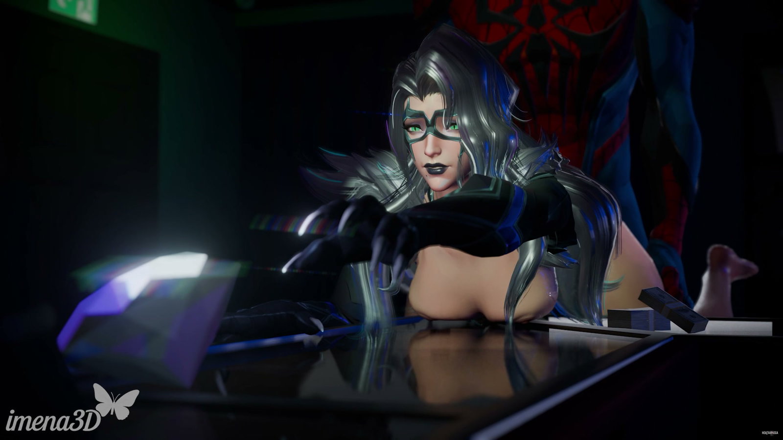 Black Cat Caught by Spidey - hentai porn - Hentai Video