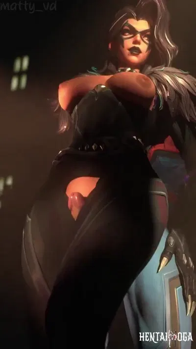 Black Cat đang dùng đùi để kích thích Spidey - hentai porno - Video Hentai