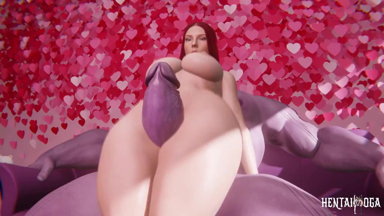 A Viúva Negra faz sexo com Thanos usando a coxa. - porn hentai - Vídeo Hentai