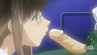 Body Transfer 2 - Hentai teen catches peeping tom so she sucks and fucks his horny cock - hentai porn - Hentai Video