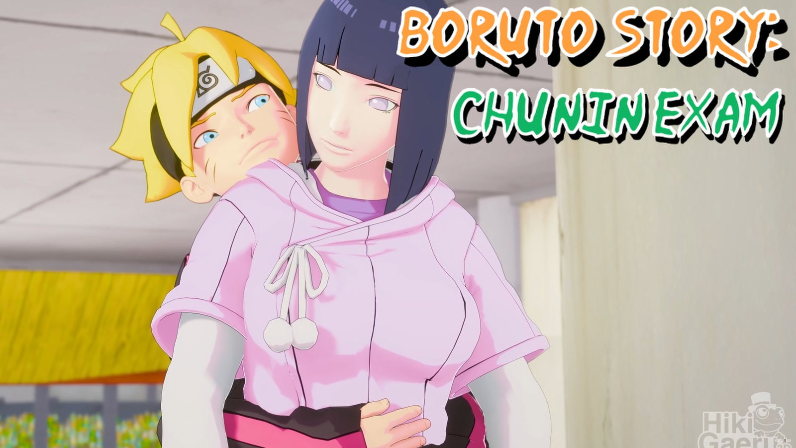 Boruto story: Chunin exam - hinata x boruto (HIKIGAERU3D) - hentai porn - Hentai Video