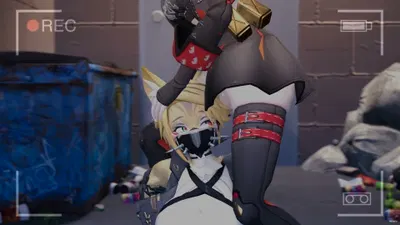 Burnice Earfucking Pulchra While Belle Watches (Eshu-chan) - hentai porn - Hentai Video