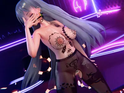 (C2) تاتو لو تيانيي رقصة ساخنة - hentai porno - Video Hentai