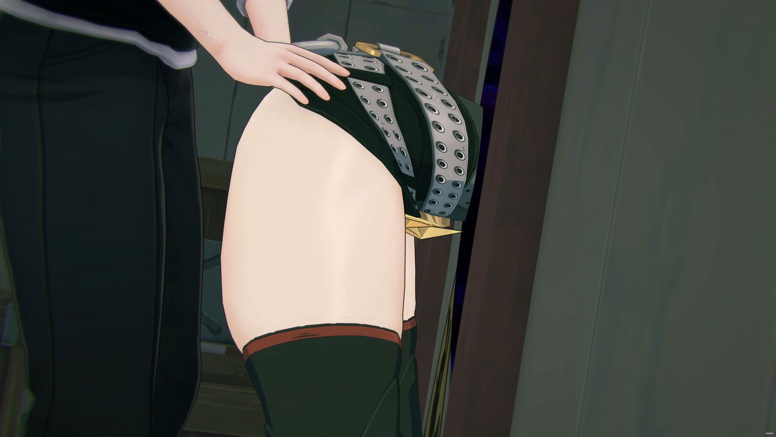 César atrapado en la pared - hentai porn - Hentai Video