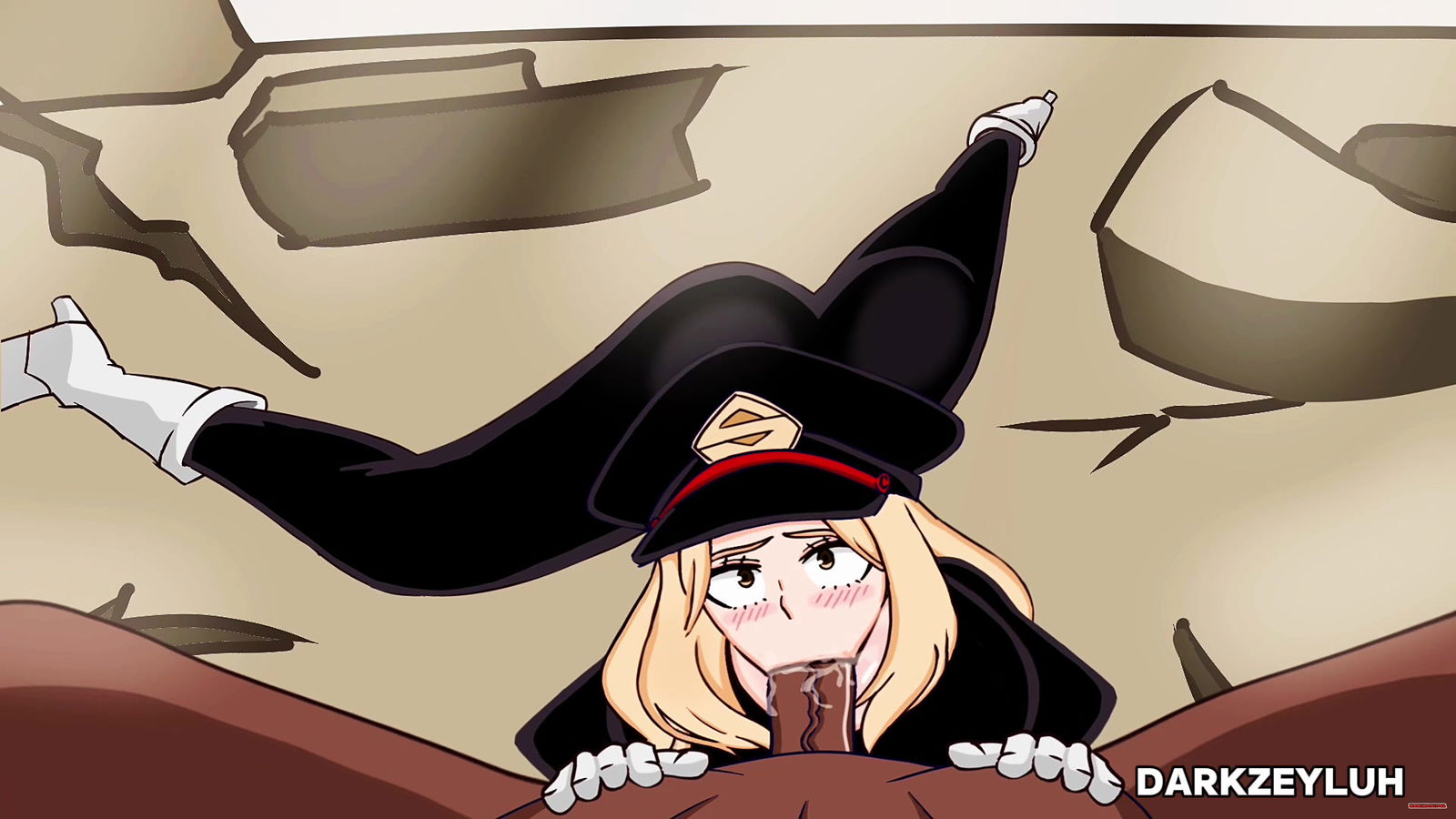 Cassie deep throat’s huge BBC - hentai porn - Hentai Video